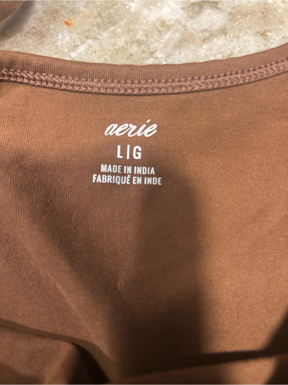 Aerie At The Barre Midi BOW Dress with Pockets Size LARGE Brown Universe NEW WT - Picture 5 of 11